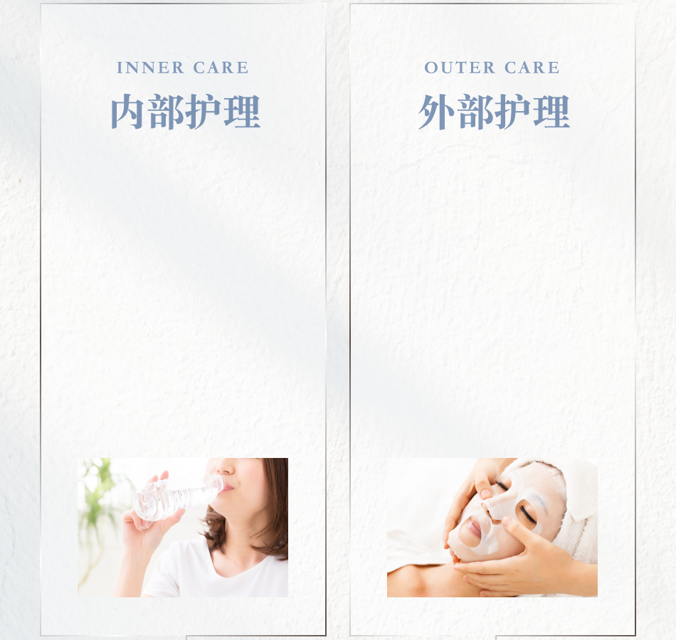 INNER CARE 内部护理 OUTER CARE 外部护理